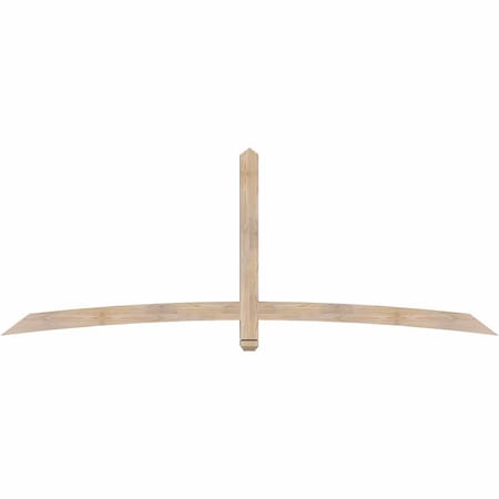 Ekena Millwork Bellingham Smooth Timber Gable Bracket, Douglas Fir, 96"W x 36"H x 3 1/2"D x 3 1/2"F, 9/12 Pitch GBW096X36X0404BEL00SDF